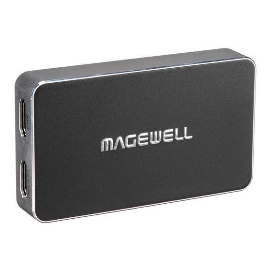 Magewell USB Capture SDI Plus User Manual