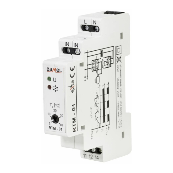 Zamel RTM - 01 Instruction Manual