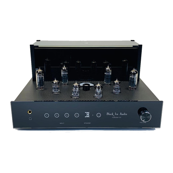 Black Ice Audio FUSION F11 Owner's Manual