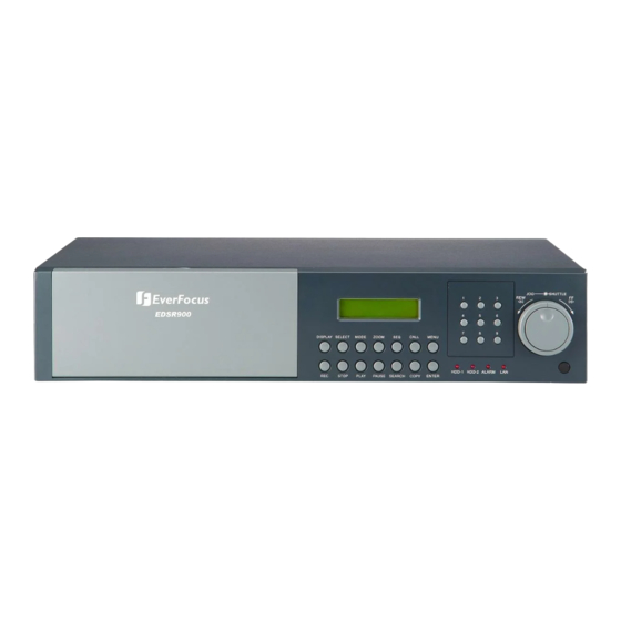 EverFocus EDSR-1600 Instruction Manual