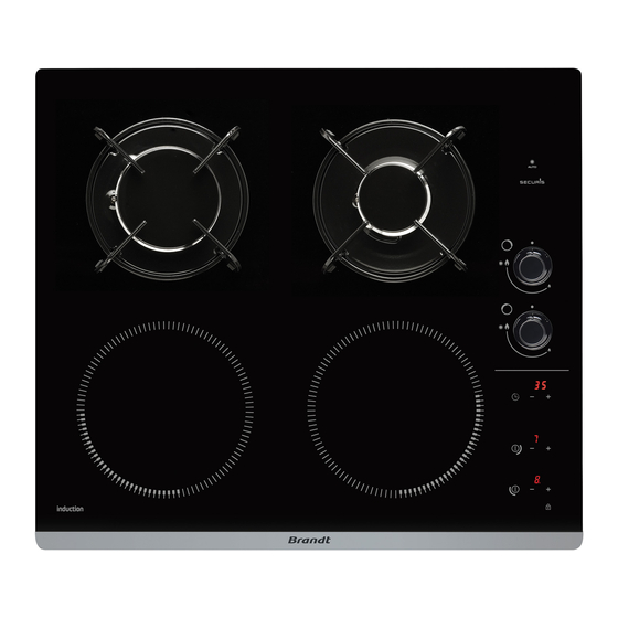 Brandt BPI6414BM Manual For Installation And Use