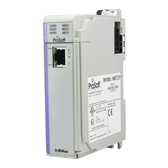 ProSoft Technology MVI69L-MBTCP User Manual