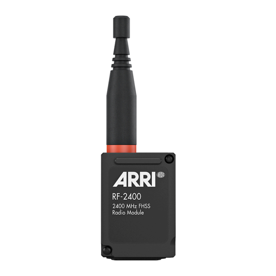 ARRI RF-2400 User Manual