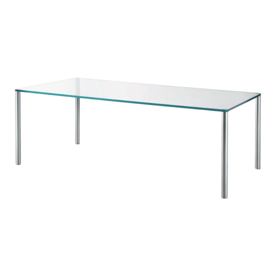 Glas Italia METAL MET01 Assembling And Use Instruction