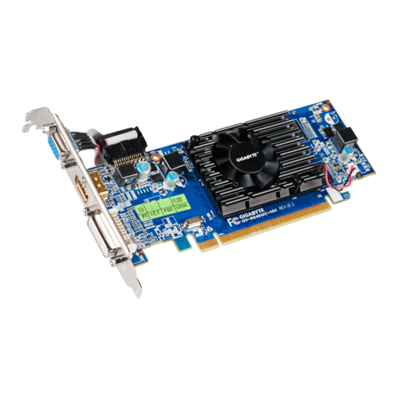 Gigabyte GV-R645SL-1GI User Manual