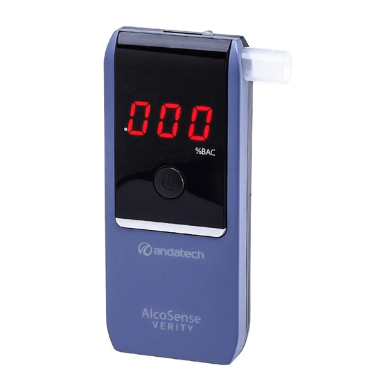 AlcoSense Verity User Manual