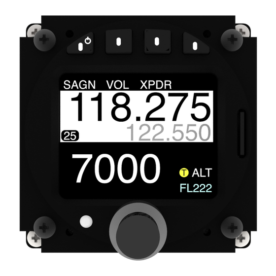 air avionics AIR Control Display 57 Pilot's Manual