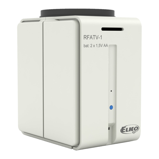 Elko iNELS RF Control RFATV-1 Instruction Manual