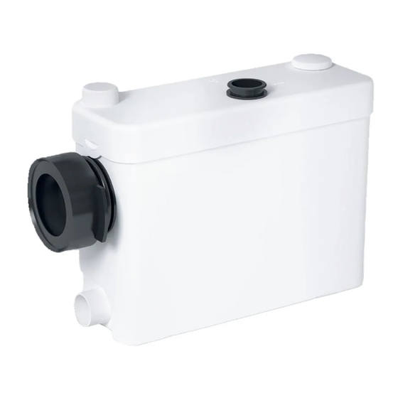 SFA Sanipack ON01-K70 Installation Instructions Manual