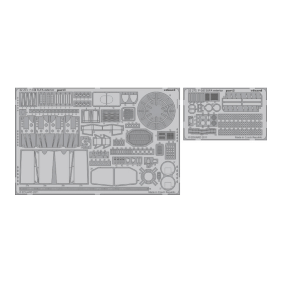 Eduard F-16I SUFA exterior Assembly Instructions