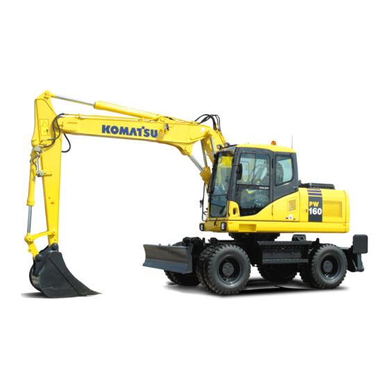 Komatsu PW200-7 Operation & Maintenance Manual