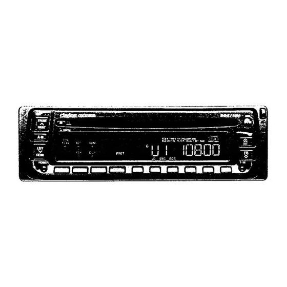 Clarion CDC7500R Service Manual