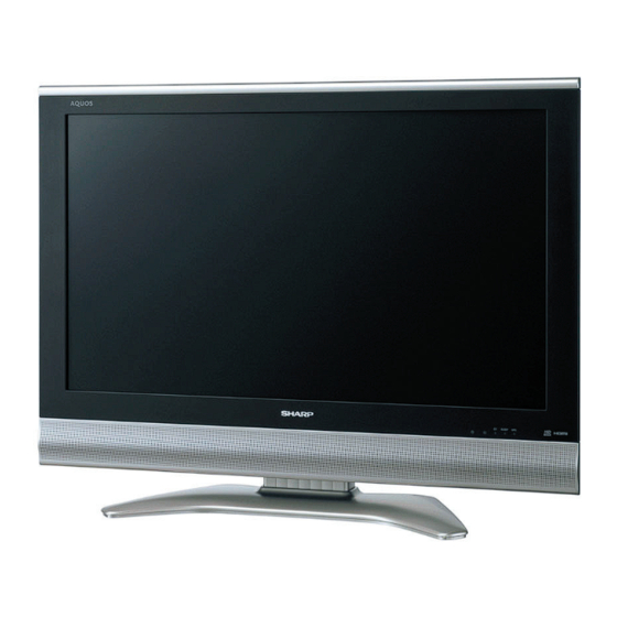 Sharp LC-32GA8 Service Manual