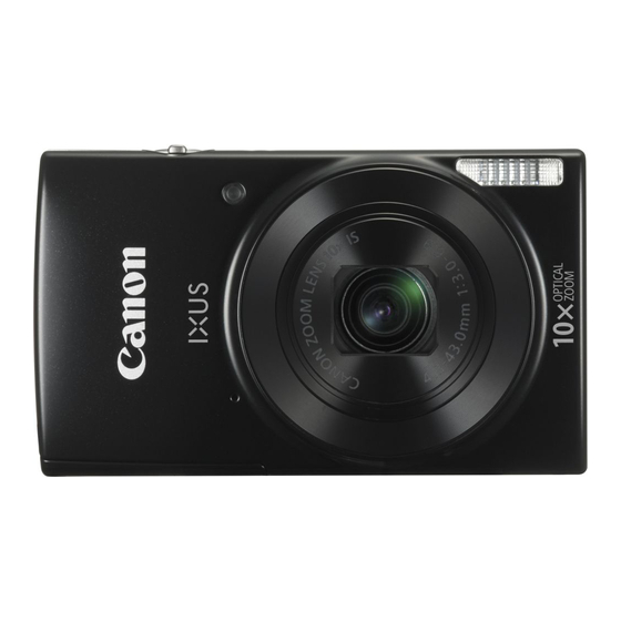 Canon IXUS 182 Getting Started