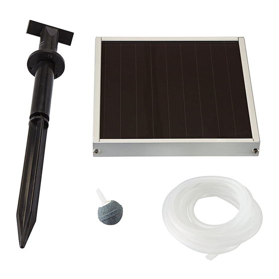 Pontec PondoSolar Air 150 Plus Operating Instructions Manual