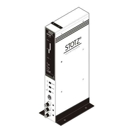 STOTZ MSG-PEW Getting Started Manual