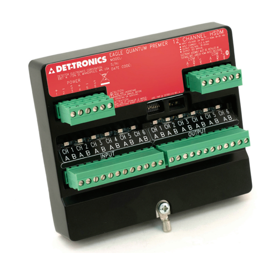 Det-Tronics Eagle Quantum Premier EQ3780HSDM Instructions Manual