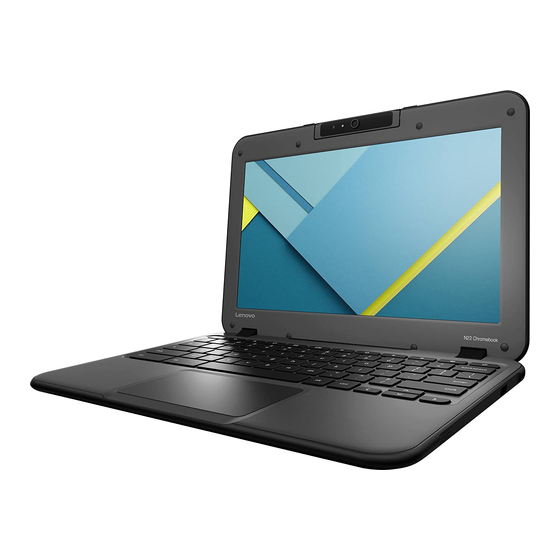 Lenovo N22 CHROMEBOOK User Manual