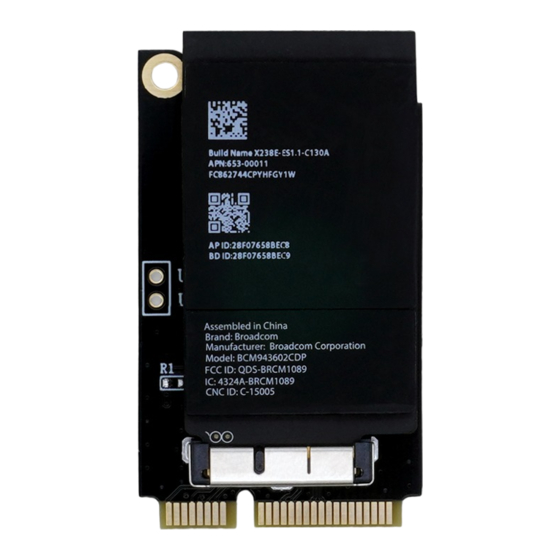 Broadcom BCM943602CDP User Manual