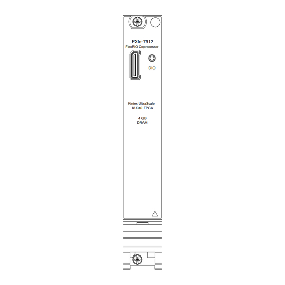 National Instruments PXIe-7911 Getting Started