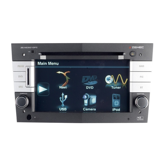 ZENEC ZE-NC5010 - MOUNTING INSTRUTIONS FOR ASTRA H Manual