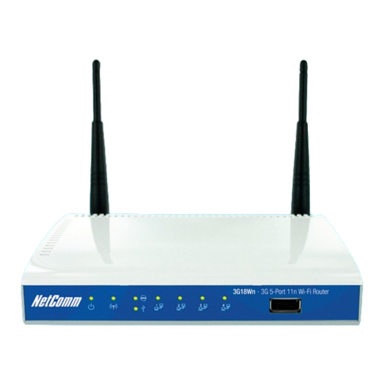 NetComm Liberty Series 3G18Wn Instruction Booklet