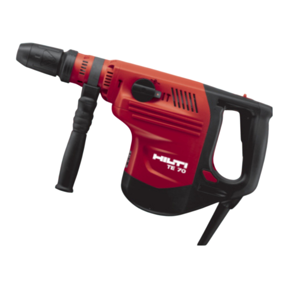 Hilti TE 80-ATC Operating Instructions Manual
