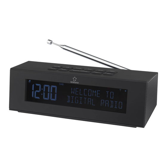 Renkforce RF-DAB-BEDSIDE1 Operating Instructions Manual