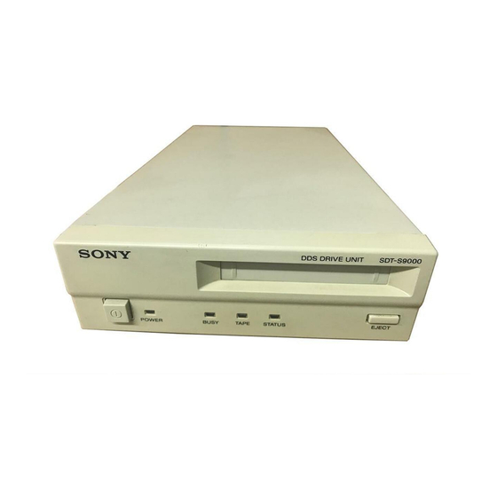 Sony SDT-S9000/BM User Manual