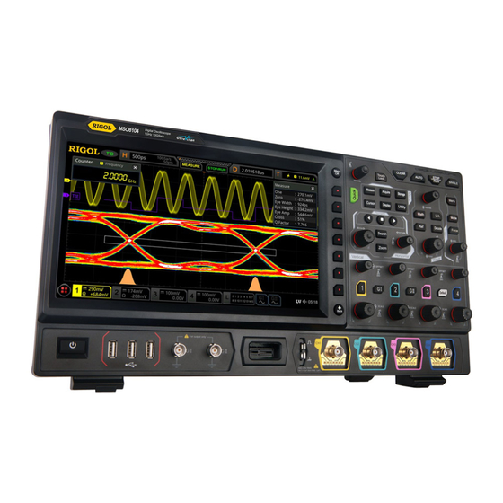 Rigol MSO8000 Series Service Manual