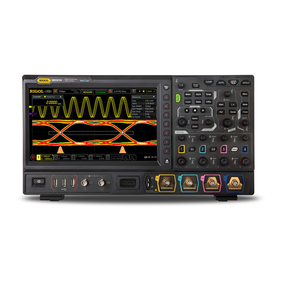 Rigol MSO8000 Series Quick Manual