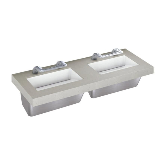Bradley OmniDeck with WashBar 5000 Series Installation Manual