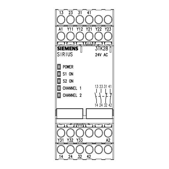 Siemens SIRIUS Original Operating Instructions