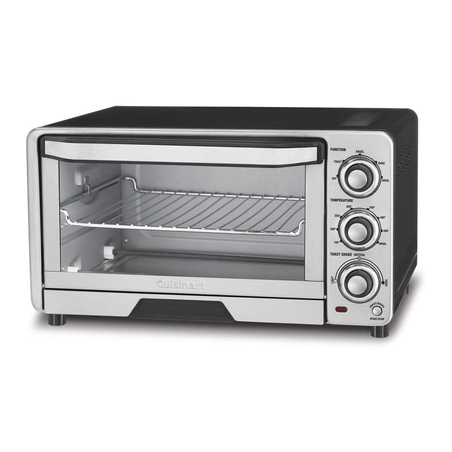Cuisinart Custom Classic TOB-40 Instruction And Recipe Booklet