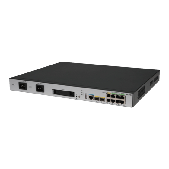 H3C ICT Converged Gateway Series Hardware Information And Specifications