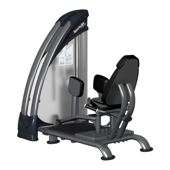 SportsArt Fitness S951 Abduction Owner's Manual