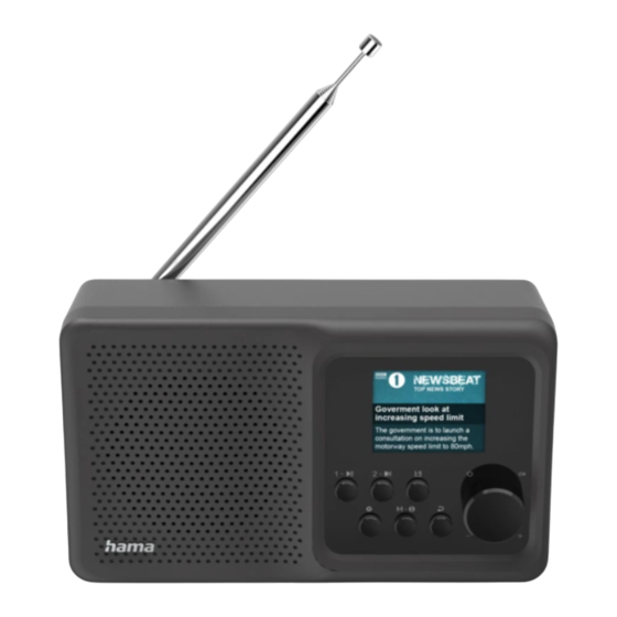 Hama DR5BT Quick Manual