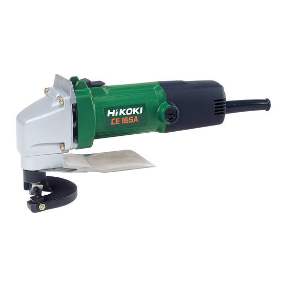Hitachi Koki CE 16SA Handling Instructions Manual