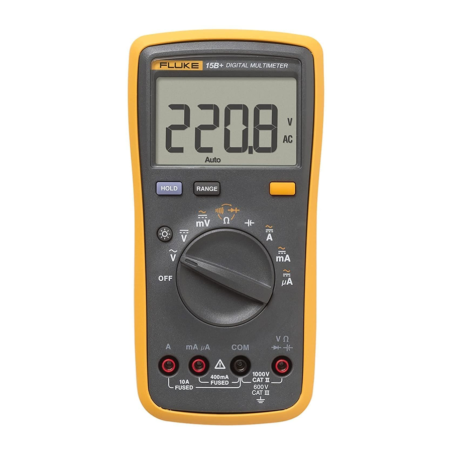 Fluke 15B+, 17B+, 18B+ Manual