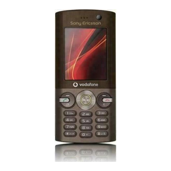 Sony Ericsson V640i Vodafone User Manual