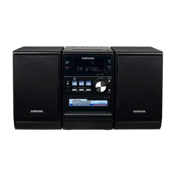 Samsung MM-T5 Instruction Manual