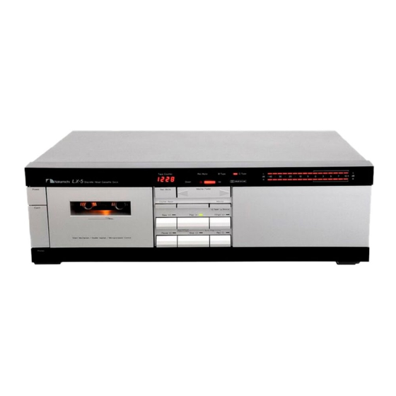 Nakamichi LX-5 Manuals