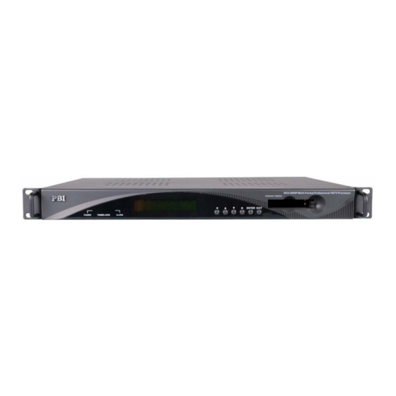 PBI DCH-5000P User Manual