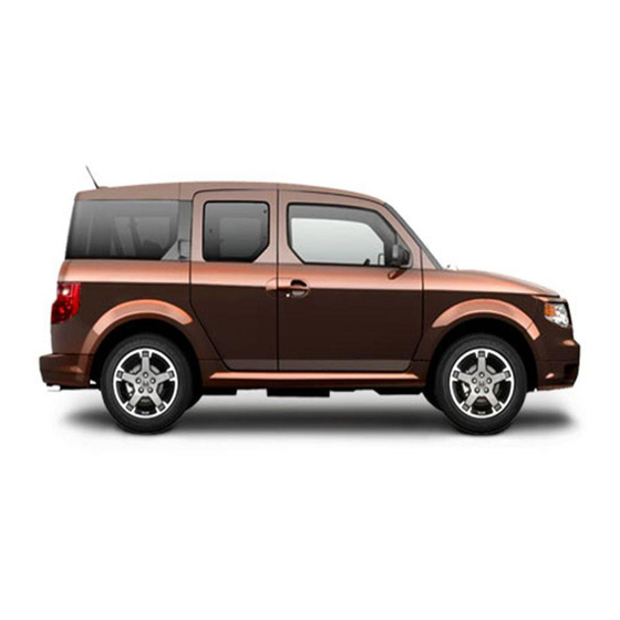 Honda 2007 Element Online Reference Owner's Manual