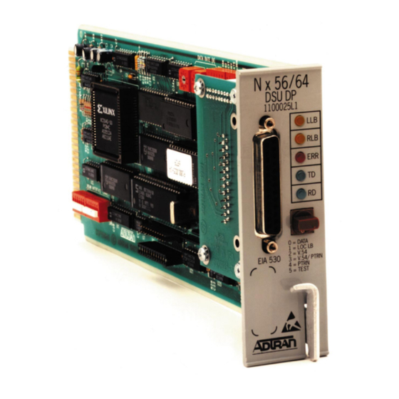 ADTRAN D4N X 56 DSU DP PRODUCT MANUAL Pdf Download ManualsLib