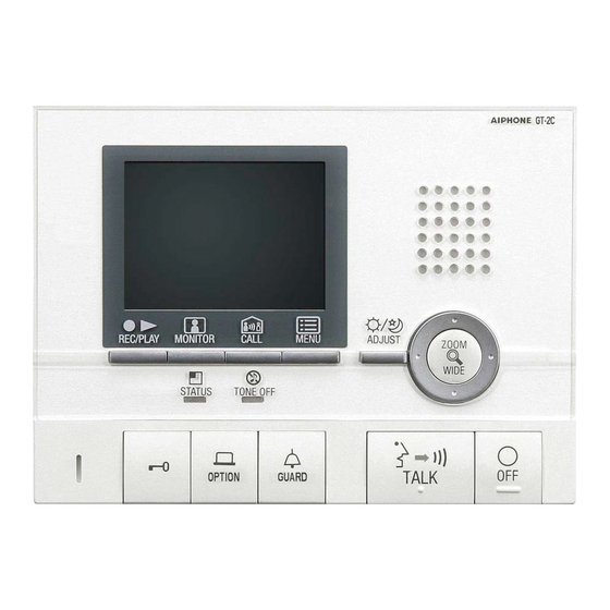 AIPHONE GT-2C OPERATION MANUAL Pdf Download | ManualsLib