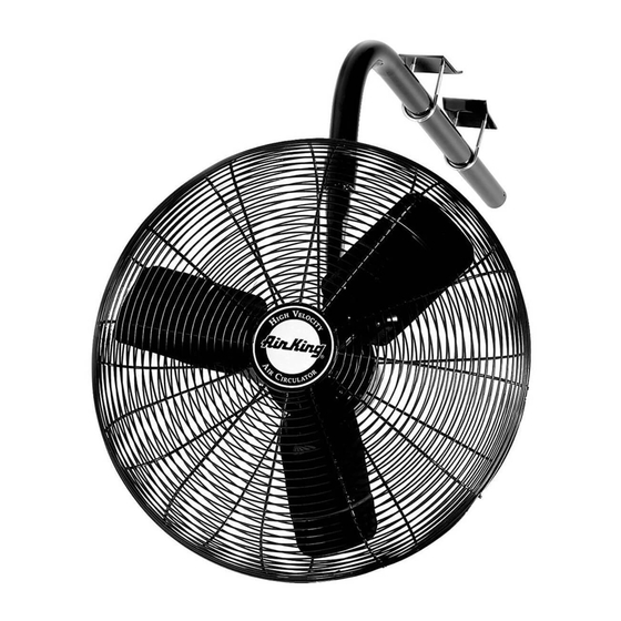 AIR KING FAN OPERATING INSTRUCTIONS & PARTS MANUAL Pdf Download ...