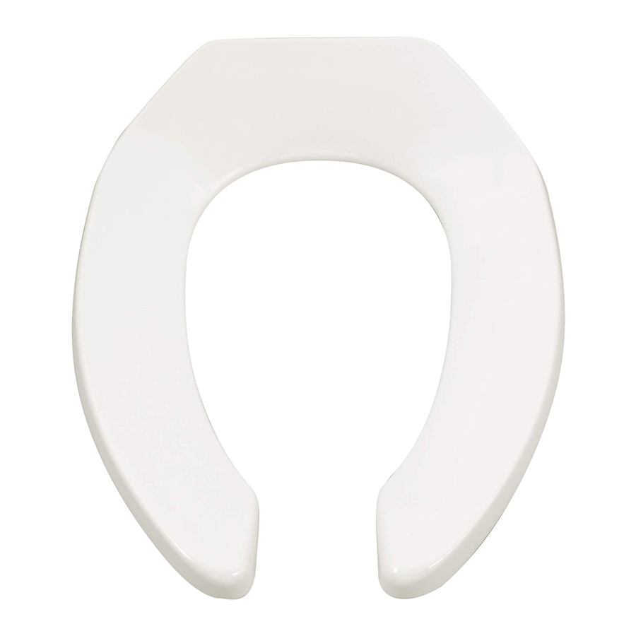 AMERICAN STANDARD COMMERCIAL TOILET SEATS 5901 INSTALLATION