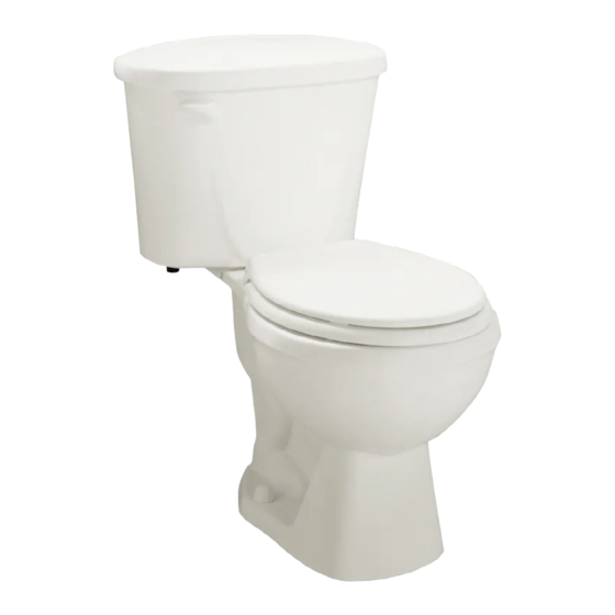 AMERICAN STANDARD PLEBE ROUND FRONT COMPLETE TOILET 3500.000 ...