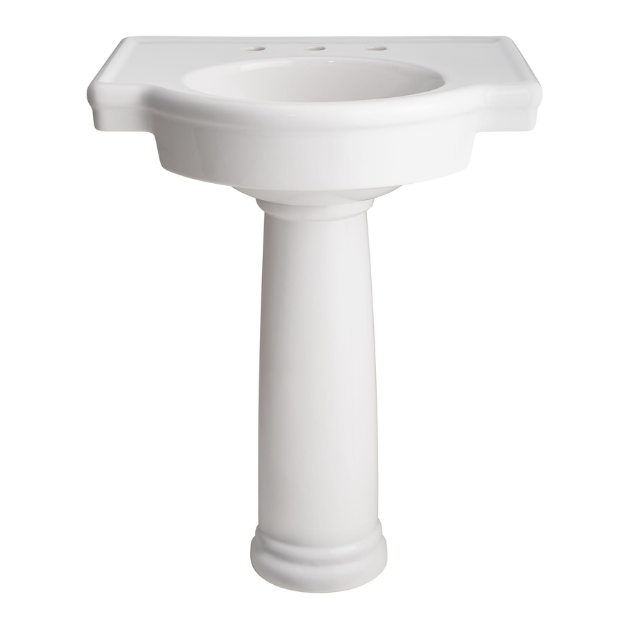 AMERICAN STANDARD RETROSPECT COLLECTION PEDESTAL SINK 0066.000
